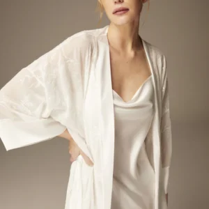 Bridal Silky Satin Pajama Set 6 Piece